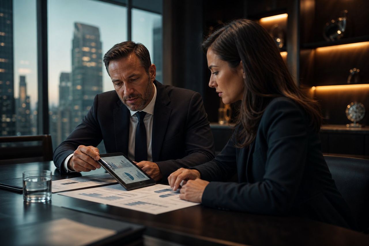 Business consulting — growth strategy and financial advisory